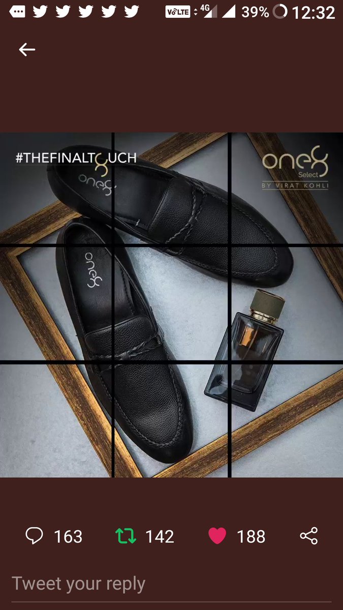 ravimoon64's tweet photo. @one8Select Here is Perfect Shot #TheFinalTouch #one8Select
#ViratKohli #ShoeGame #FormalShoes #MensShoes #MensFashion #BestFootForward #Contest #ContestAlert
@Deepaadhan3 @mysterioussu @Sunildave1 @VHetal @archana1860 @MistrySangeeta5 https://t.co/TrvCWbSBSI
