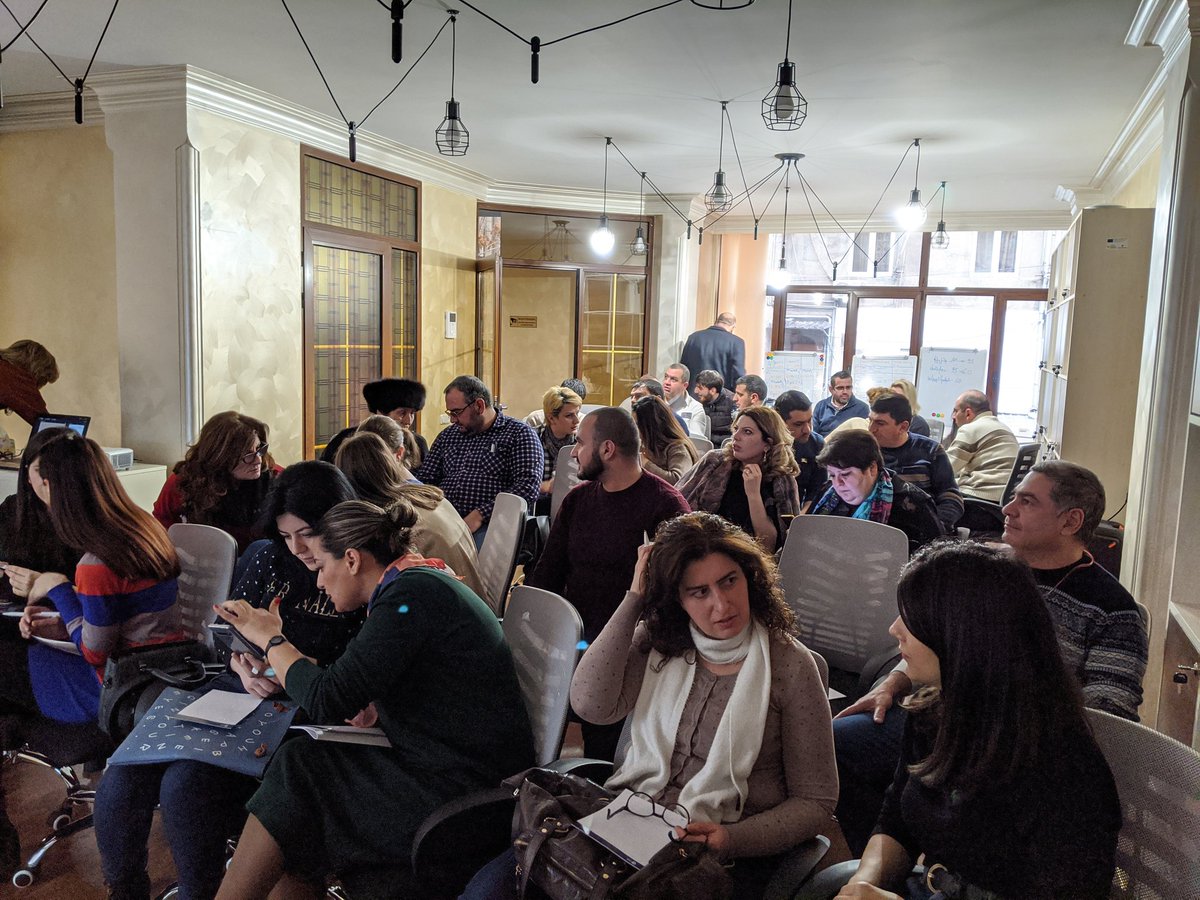 irisbi_iris's tweet photo. Meet our first participants of the #IRIS Pre-pitching training!
@EU_Armenia
#EuropeanUnion #MADADfund #AustrianDevelopmentCooperation #AustrianRedCross #ArmenianCaritas #SMECooperationAssociation #IRISBusinessIncubator #IRISBI #business #Armenia https://t.co/2nJZ6d2gik