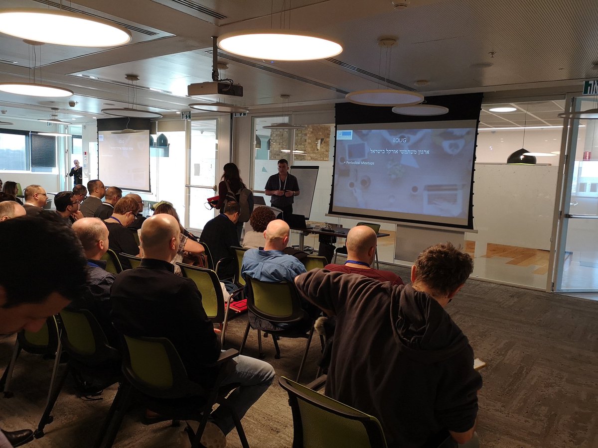 DBoriented's tweet image. Hadar Paiss @iloug_org is opening the second day of #ilOUGTechDays2020