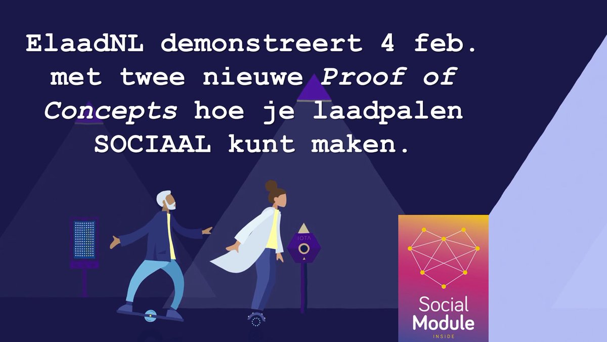 elaadNL's tweet photo. Tot vanmiddag... aanvullend aan onthulling door @IngridThijssen en Henk Visser is er een panel dat in debat gaat met elkaar en de mensen in de zaal over deze innovatie. Met o.a. @Evrijders @economicboard @EnexisGroep @evbox #SocialeModule #smartgrid https://t.co/g7nx9fpwGm