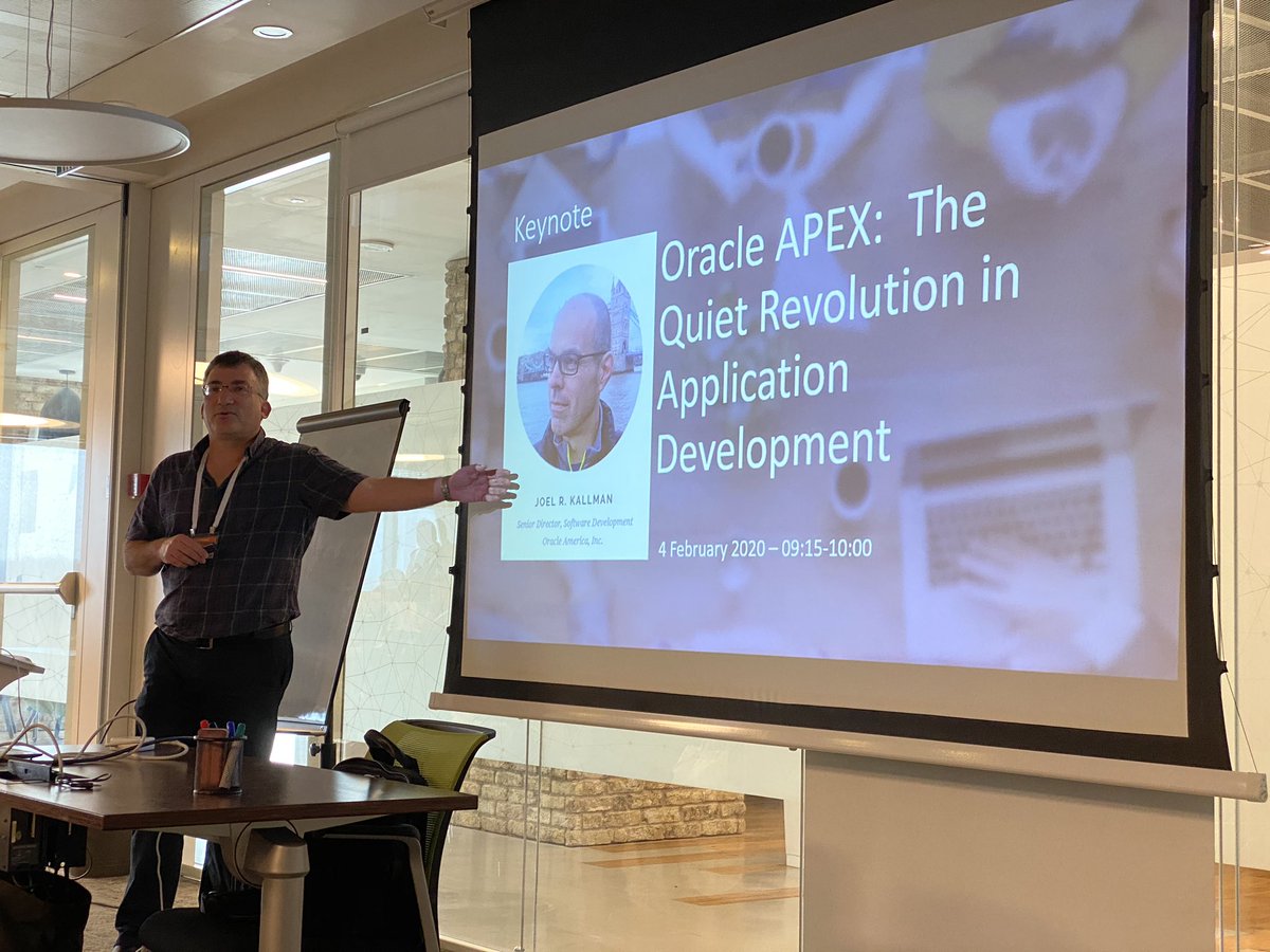 sandeshr's tweet photo. Hadar Paiss talks about the the conference , the speakers , the attendees and the tracks #ilougTechDays2020 @iloug_org #iloug @DBoriented https://t.co/QdO3o5Tkbl