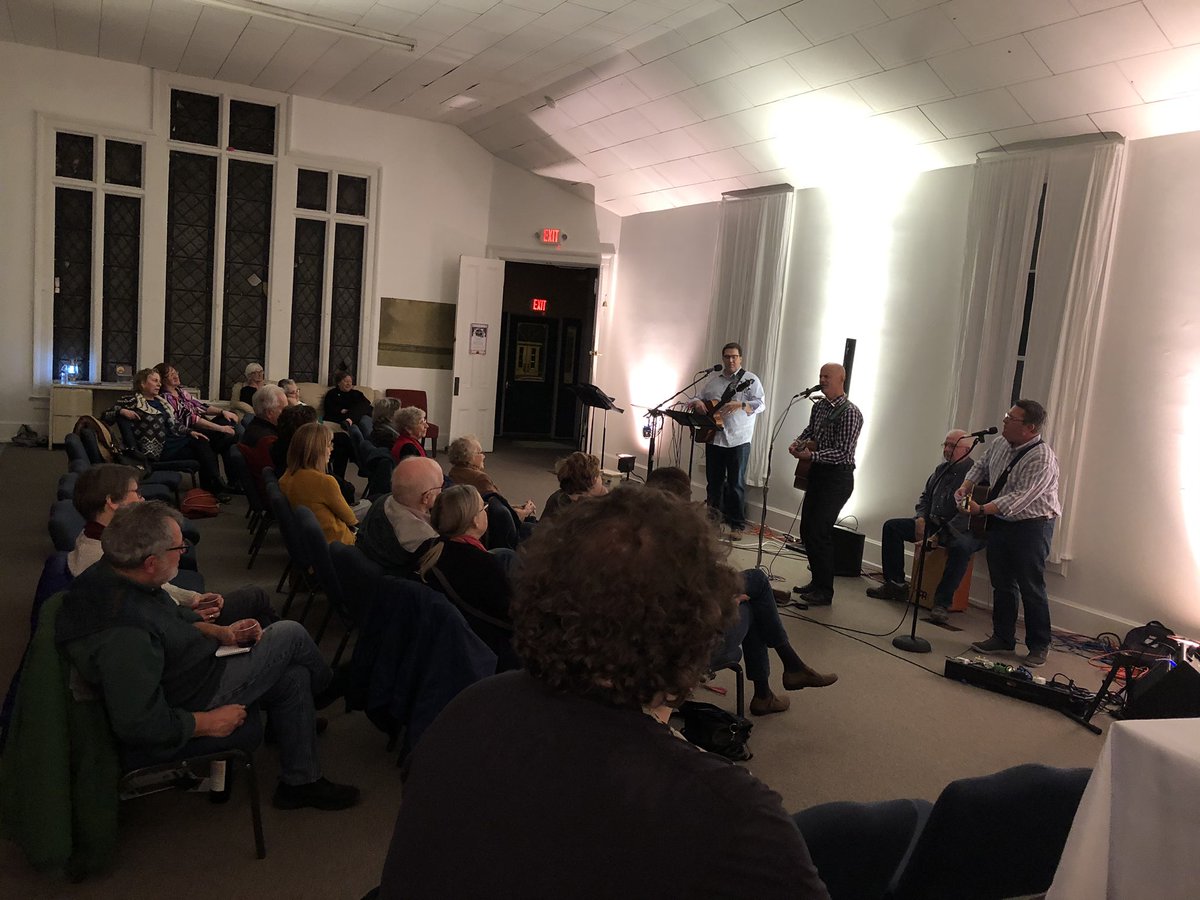 BlackSwampPlay's tweet photo. Our *First* ‘First Monday’ in the series was a success! Join us the first Monday of each month for live music, reader’s theatre and great, new events! 115 E. Oak St https://t.co/YmcNjvzkBj