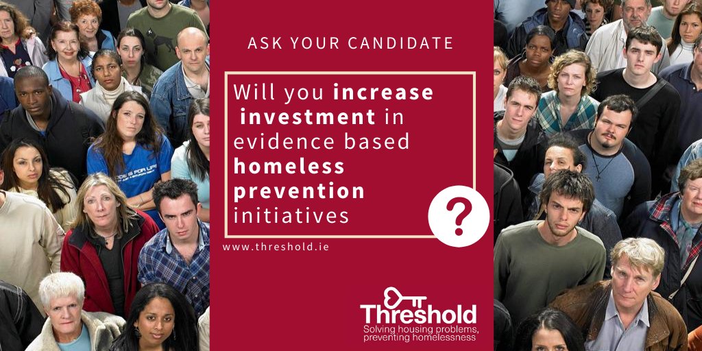 In 2018, only 5% of expenditure on #homeless services was spent on homelessness prevention.  

Voters ask your candidates – if they will support Threshold's key ask to increase investment in #homelessness prevention services. 

#GE2020 #ActionOnHousing
ow.ly/gWZP50ybdJS