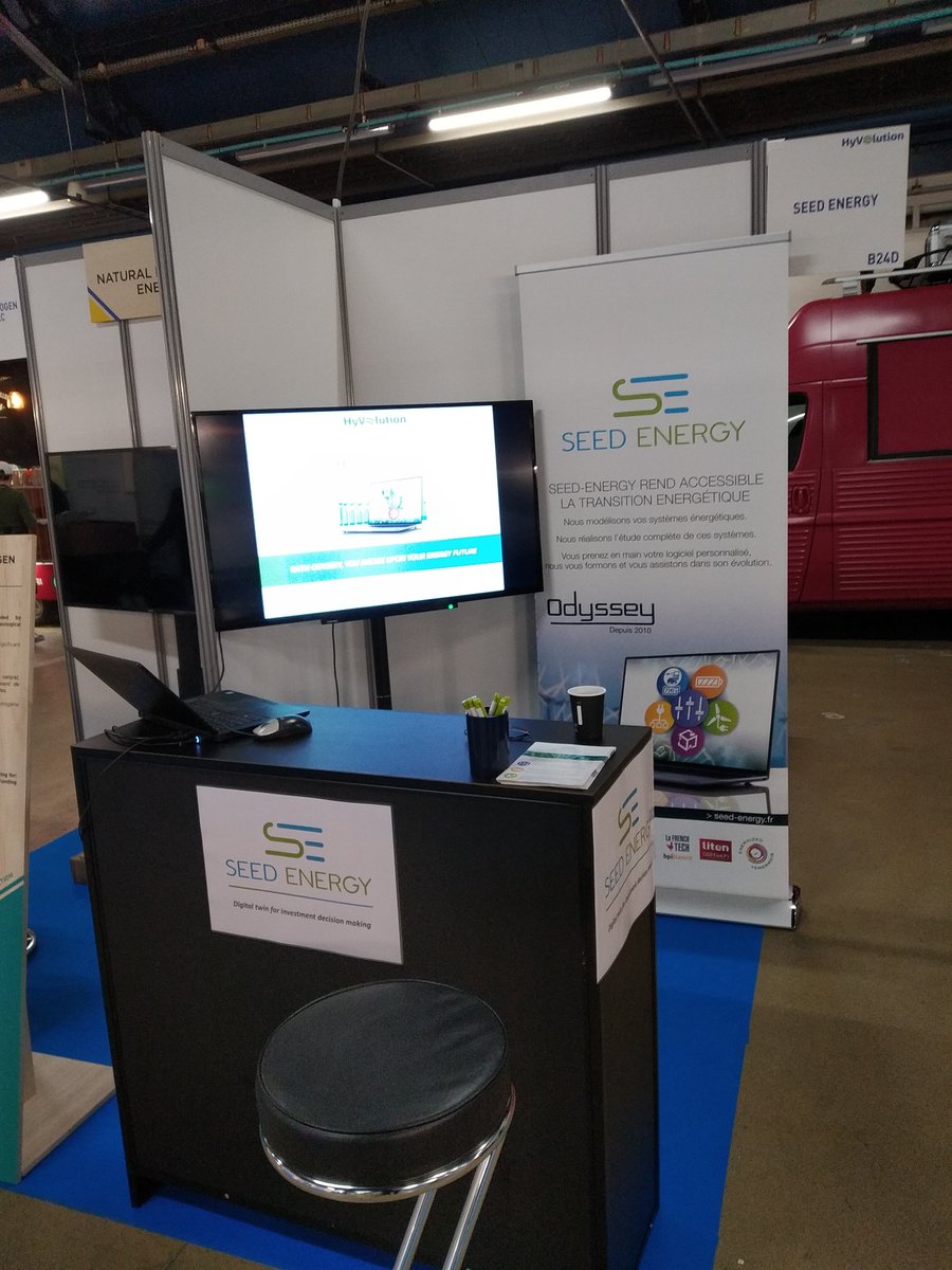 C'est parti pour 2 journées dédiées à l' #hydrogen au salon <a href="/HyVolution/">Hyvolution</a> ! Nous vous attendons pour échanger  sur vos besoins en étude de faisabilité de projets !