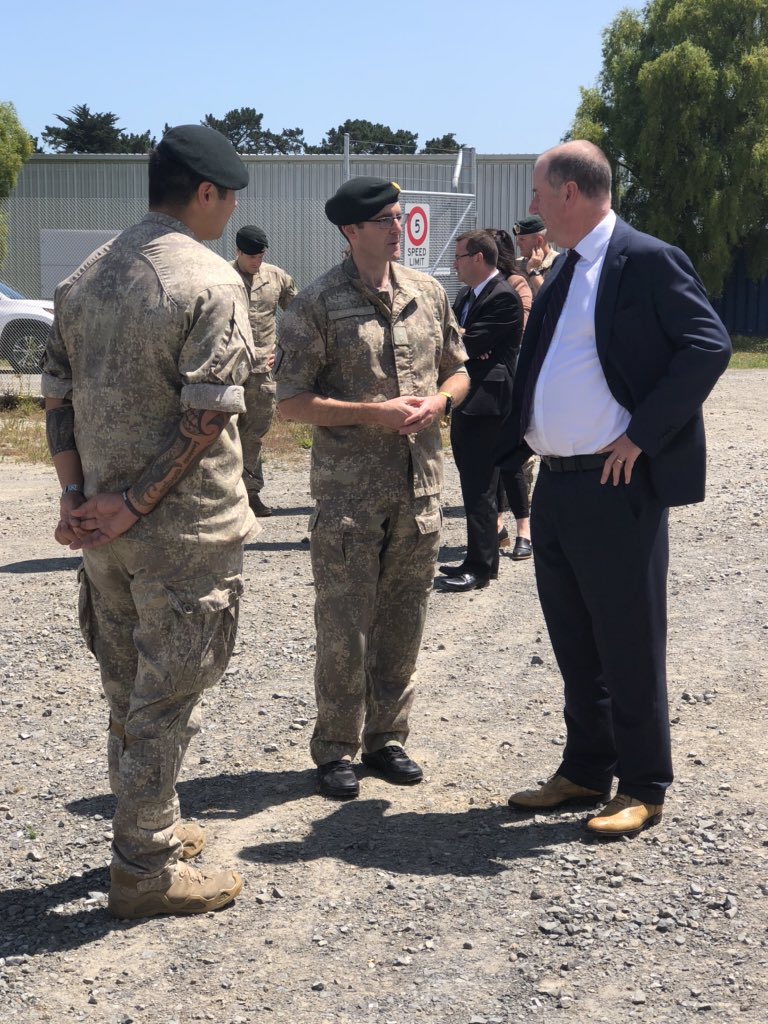 ray_kareko's tweet photo. Comd SM SITREP - Patrolling the Linton AO with our VIP, the Secretary of Defence, Andrew Bridgman. It was an opportunity for the Sec Def to see capability and most importantly, engage with our warfighters.
Kia rite Kia takatu - Ready to Act
#worldclasswithmana https://t.co/XHjDZ39u4j