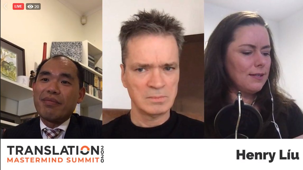 MssDashwood's tweet photo. Starting the day with the Translation Mastermind Summit live on FB; @HenryLiu_FIT talks about the future of freelance translators:
the need to translate messages will always be there, but translators will need more influence skills #xl8 #TMsummit https://t.co/KLS8UDQZDs