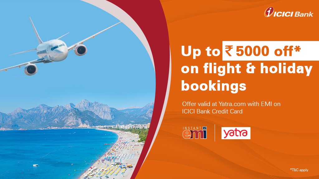 ICICI Bank auf Twitter: „Now, plan your holiday seamlessly ...