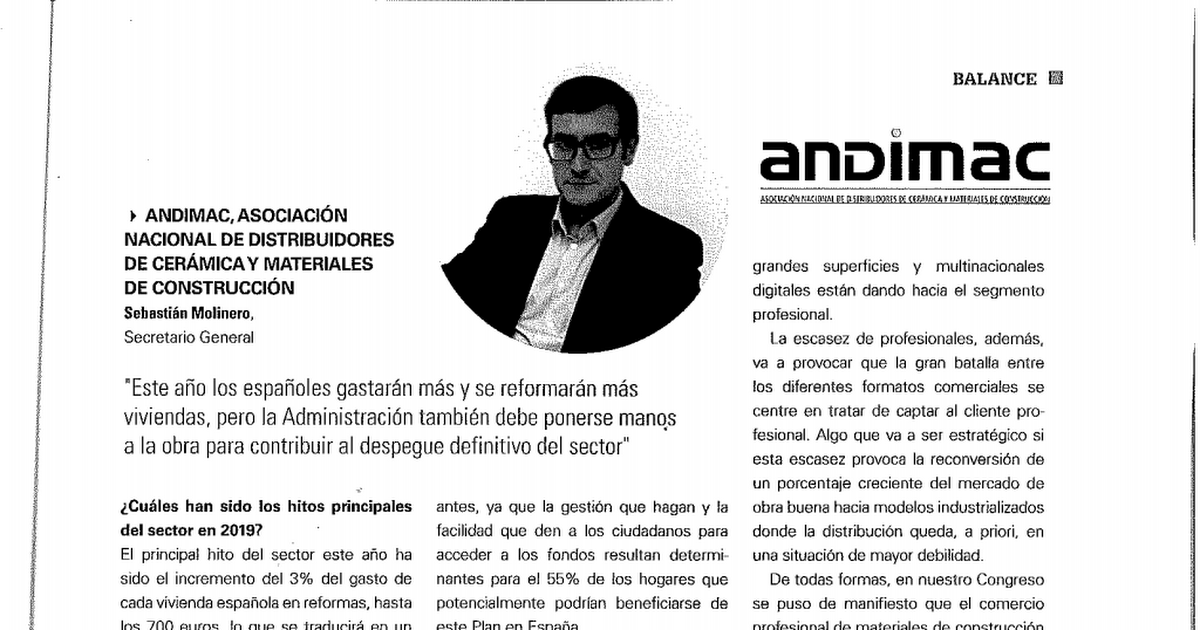 iandimac's tweet image. “Este año los españoles gastarán más y se reformarán más viviendas, pero la Administración también debe ponerse manos a la obra para contribuir al despegue definitivo del sector de la #reforma”, asegura nuestro secretario general en @ecoconstruccion
buff.ly/2GJTRnD