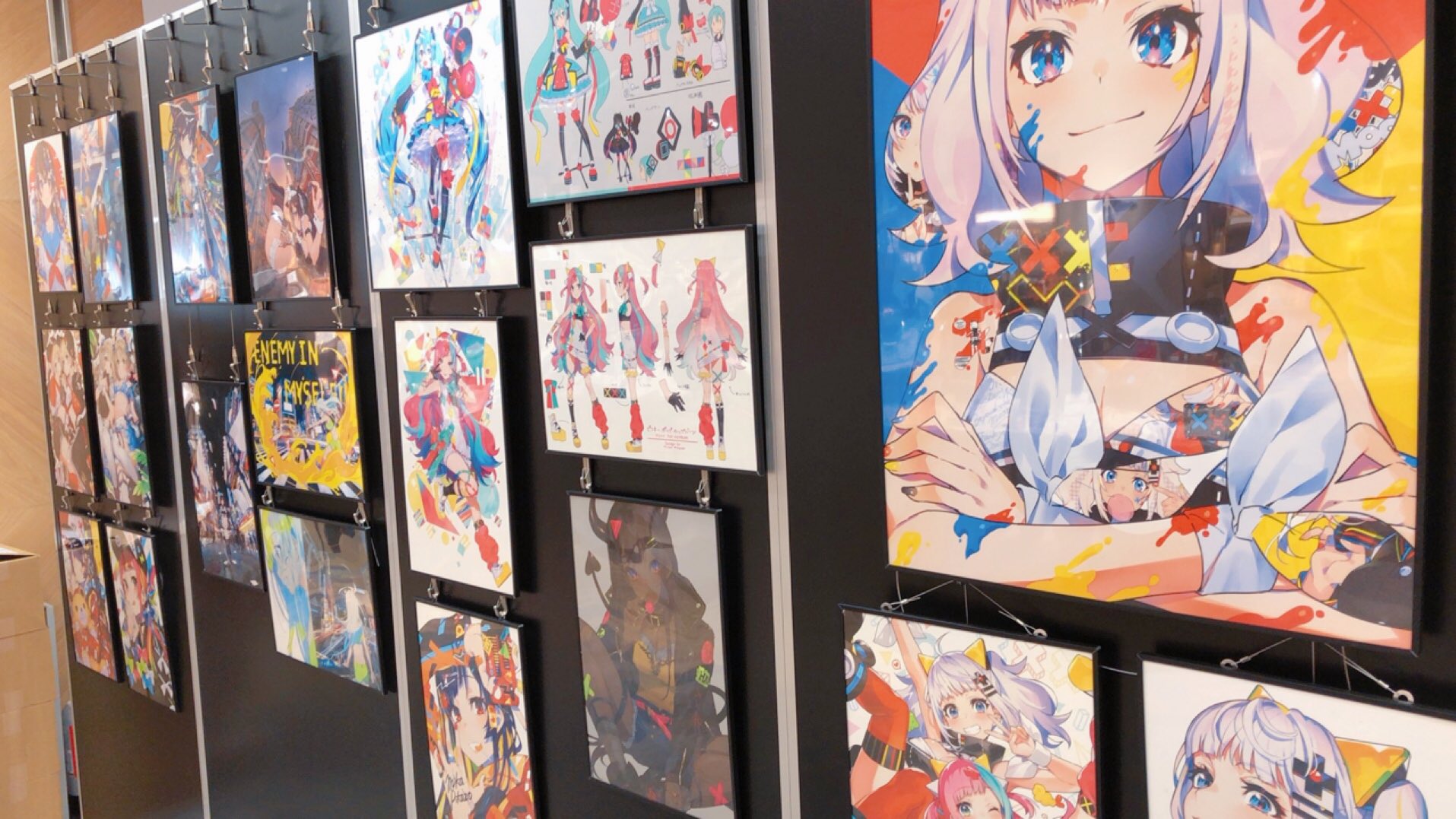 絵師100人展8 Mika Pikazo 複製原画 色は匂へど 散りぬるを