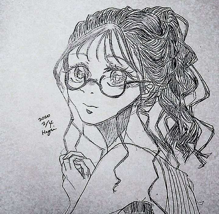 髪の雰囲気違うけどポニーの子 イラスト イラスト好きな人とつながりたい はゆの漫画