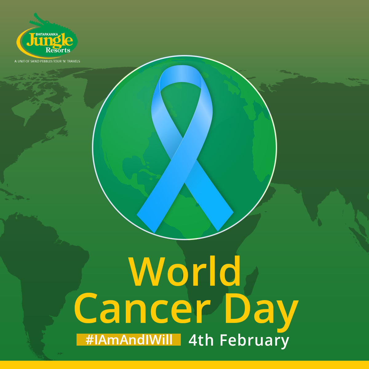 Bhitarkanika's tweet photo. #Cancer, the name is enough to scare us even in our dreams. All we have to do is to show our support to the people who are suffering from it. Let's join our hands together and spread awareness by supporting the "I Am and I Will" campaign for this #WorldCancerDay.   #IAmAndIWill https://t.co/a1kl5AFrXT