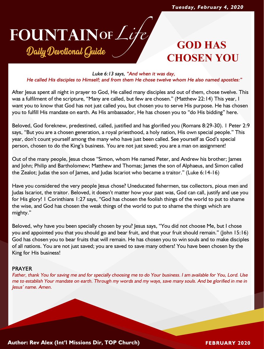 TOP_PSanctuary's tweet photo. Fountain of Life: "GOD HAS CHOSEN YOU" https://t.co/FTx4JmTkBG