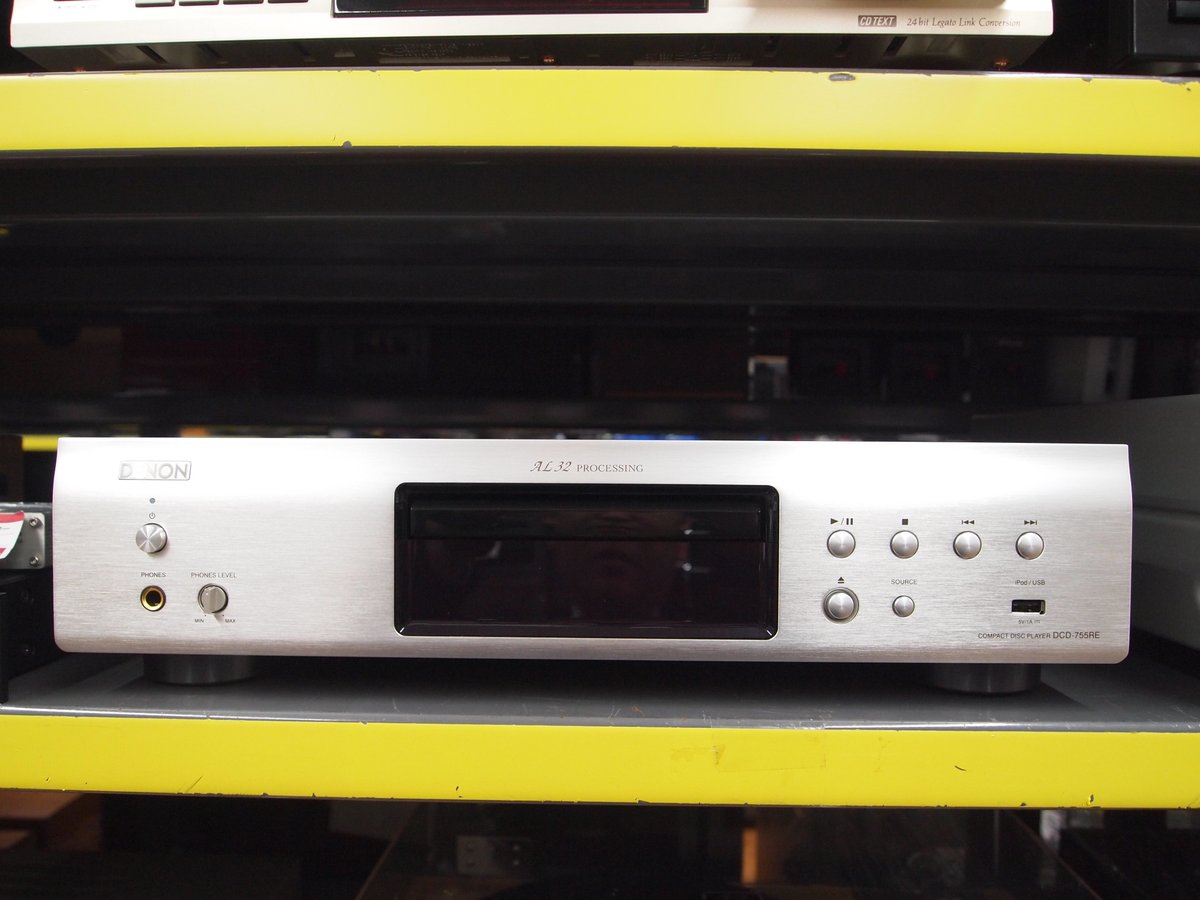 ハードオフ船橋夏見台 公式 ハードオフ船橋夏見台店です 本日はdenonのcdプレーヤー Dcd 755re が入荷しました 18製造 Ipod Iphone またはwma Mp3 ファイルが記録されたusb メモリーを接続して音楽ファイルをダイレクトに再生できます 船橋