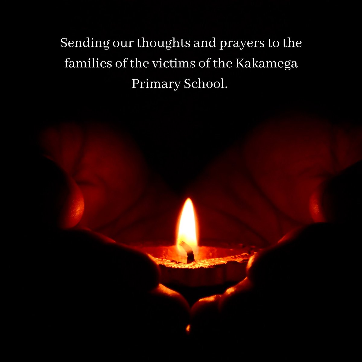 RanInitiative's tweet photo. We are truly Saddened By The Painful News of 14 Innocent Souls lost &amp; many more injured💔. We send our heartfelt condolences to the families of the victims of the Kakamega Primary School stampede 🙏🏾. #KakamegaStampede 
#kakamegaprimaryschool https://t.co/IITpQJ1SUd