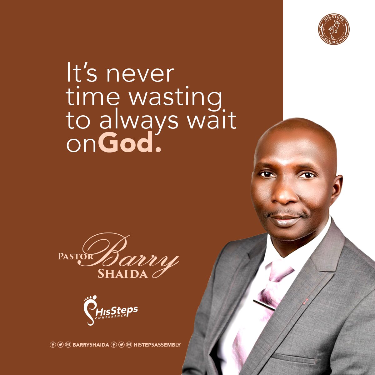 HisstepAssembly's tweet image. It’s now 10 days to #HSC2020 #hisstepsconference2020 pray along and also partake in this great experience.

KEEP WAITING ON GOD.

#countdownbegins #10daysToGo #Conference #manifestation #HisGlory #GodsGlory