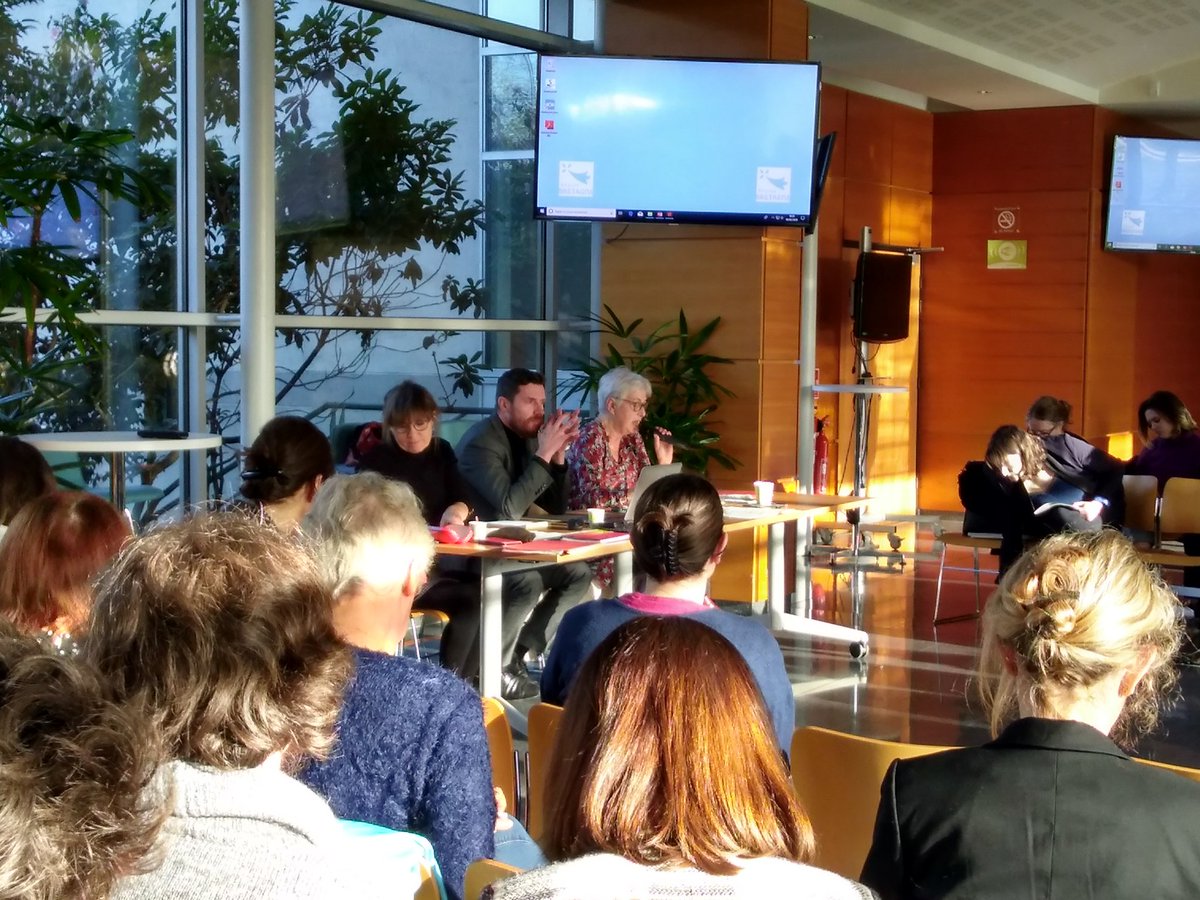SolennKervoasN's tweet photo. Aujourd'hui plus de 120 personnes réunies pour la plénière du Conseil pour l'#egalite   des #Femmes et des #Hommes en #Bretagne, initiative du conseil régional @regionbretagne . @f_inge répond présente.
@APATAULT https://t.co/uR1mKLB42y