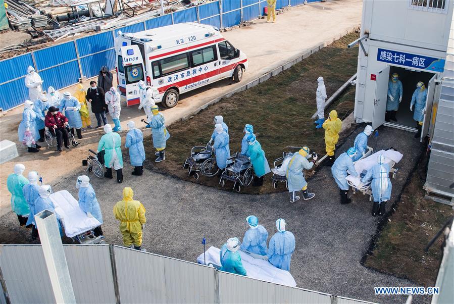 globaltimesnews's tweet photo. #Huoshenshan hospital, a newly-built facility to treat #coronavirus patients, has now received 45 patients, and will put 1000 beds into use in the next three to five days. 1400 medical staff will also work at the hospital: deputy director of the hospital https://t.co/0O7bz6Tz4x