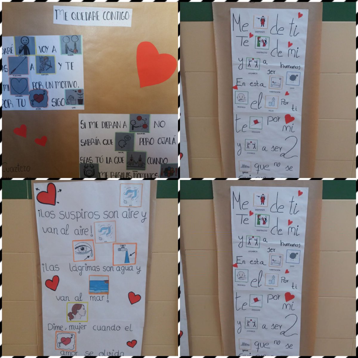 SONIACUEN's tweet photo. En #2APSD del @iestnt nos iniciamos en el uso de SAAC con ayuda (con pictos de @arasaac como recurso de apoyo) para hablar de #AMOR ❤.
#hablandohumano
#accesibilidad
#alumnadomolón
#milineaazul
@arasaac https://t.co/X0Pd4dSZVf