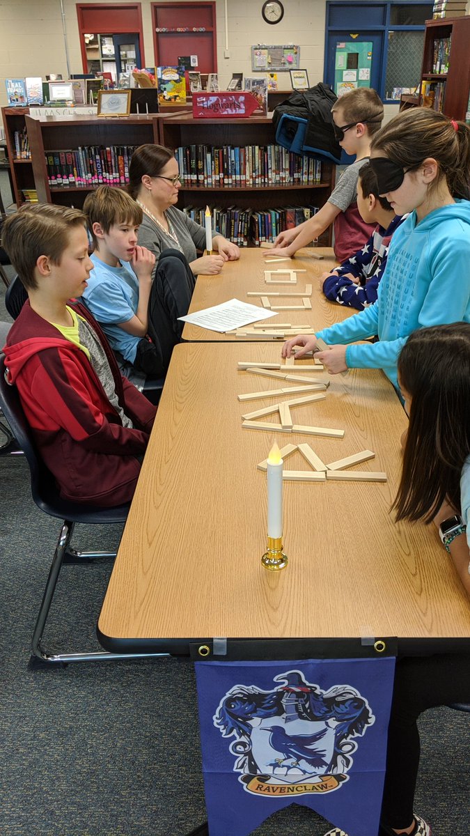 library_lms's tweet image. House team-building