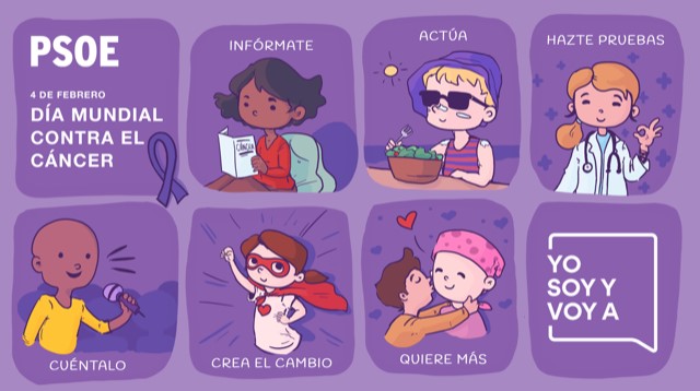 psoebetera's tweet photo. Por tod@s l@s que luchan contra el #cáncer cada día, 4 de febrero #DíaMundialContraElCáncer
#YoSoyYVoyA https://t.co/0DMw3Ov8Vu