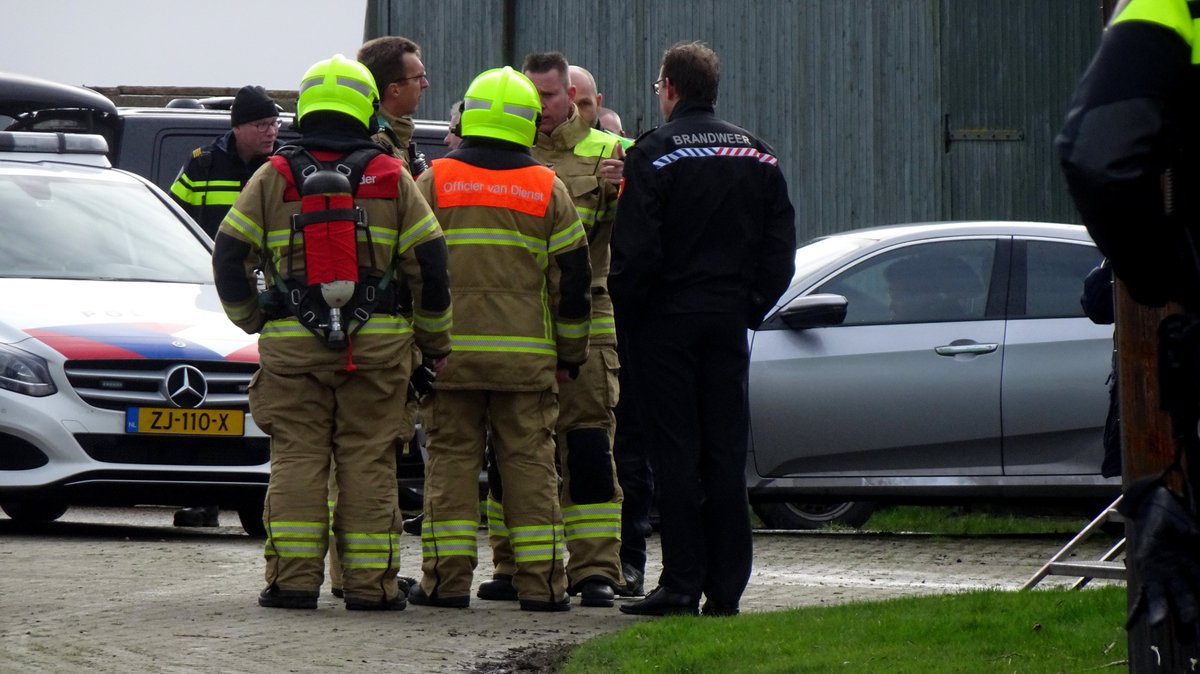 Melding brandweer Veerweg Anna Paulowna
