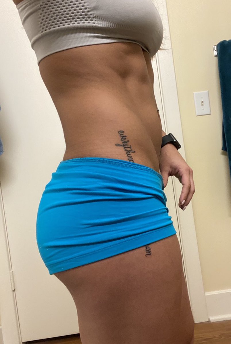 ashleyfowler712's tweet photo. Been working my booty off to get my body back 😤 and got a new lil tat “everything happens for a reason” 🙏🏼 https://t.co/1k7ljyxv8G