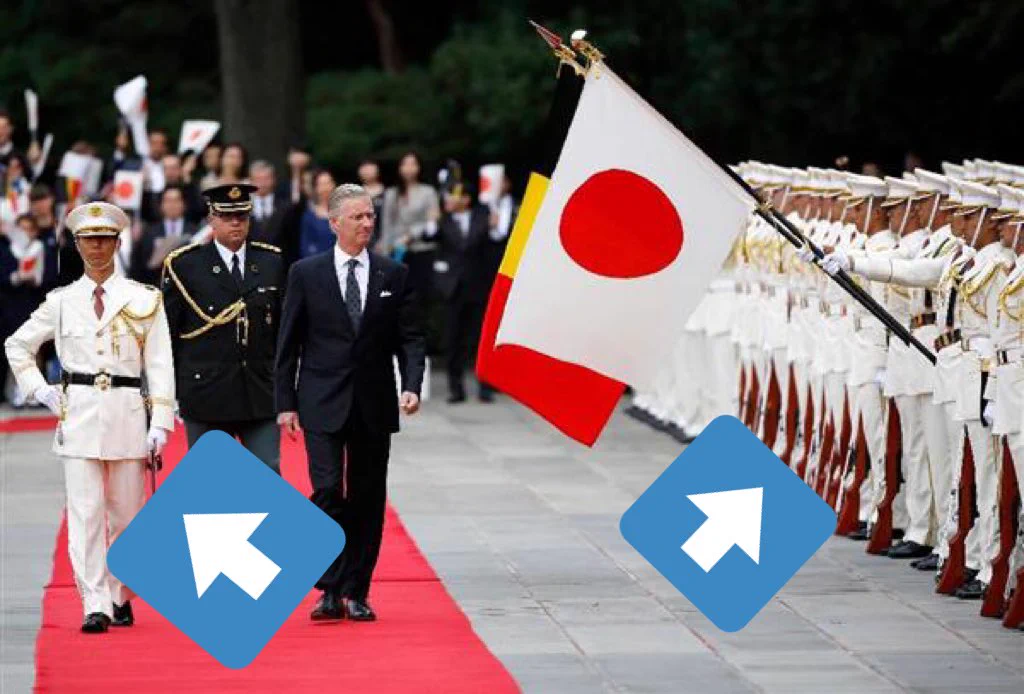 @harukumo0 海外の国賓が来たときに国賓の方がこけたり、つまづいたりしたときに笑わない為の訓練だそうです。まぁ、写真は日本の自衛隊なんですけど 