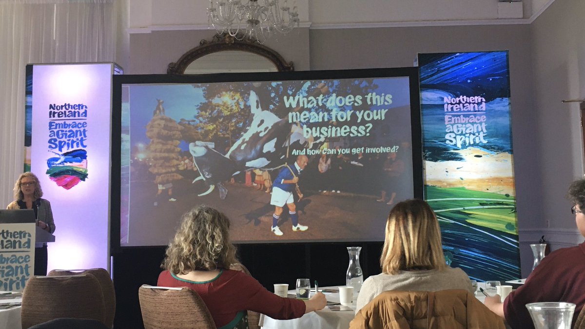 PineTreeHollow1's tweet photo. Morning at @DiscoverNI brand industry roadshow #embraceagiantspirit @Slievedonard resort https://t.co/gy002gaeSh