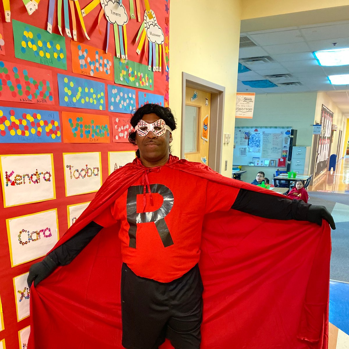 #APSTeacherTuesday is Carlin Springs PE Teaching Asst, Anthony Battle. His favorite quote is "Working with children and watching them grow keeps me motivated. The fact that we make such a difference in their lives, makes it worth it." Shh…. You may recognize him as Reader Man!