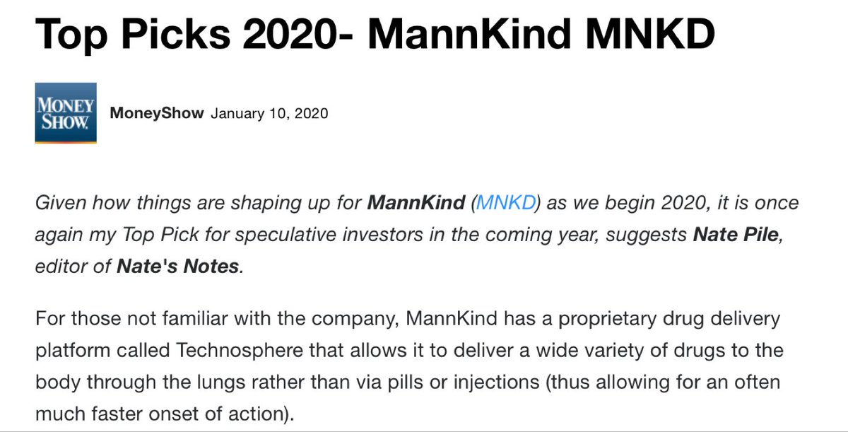 champsnotes's tweet image. $MNKD Jan 10, 2020 - MNKD, Top Pick... finance.yahoo.com/news/top-picks…