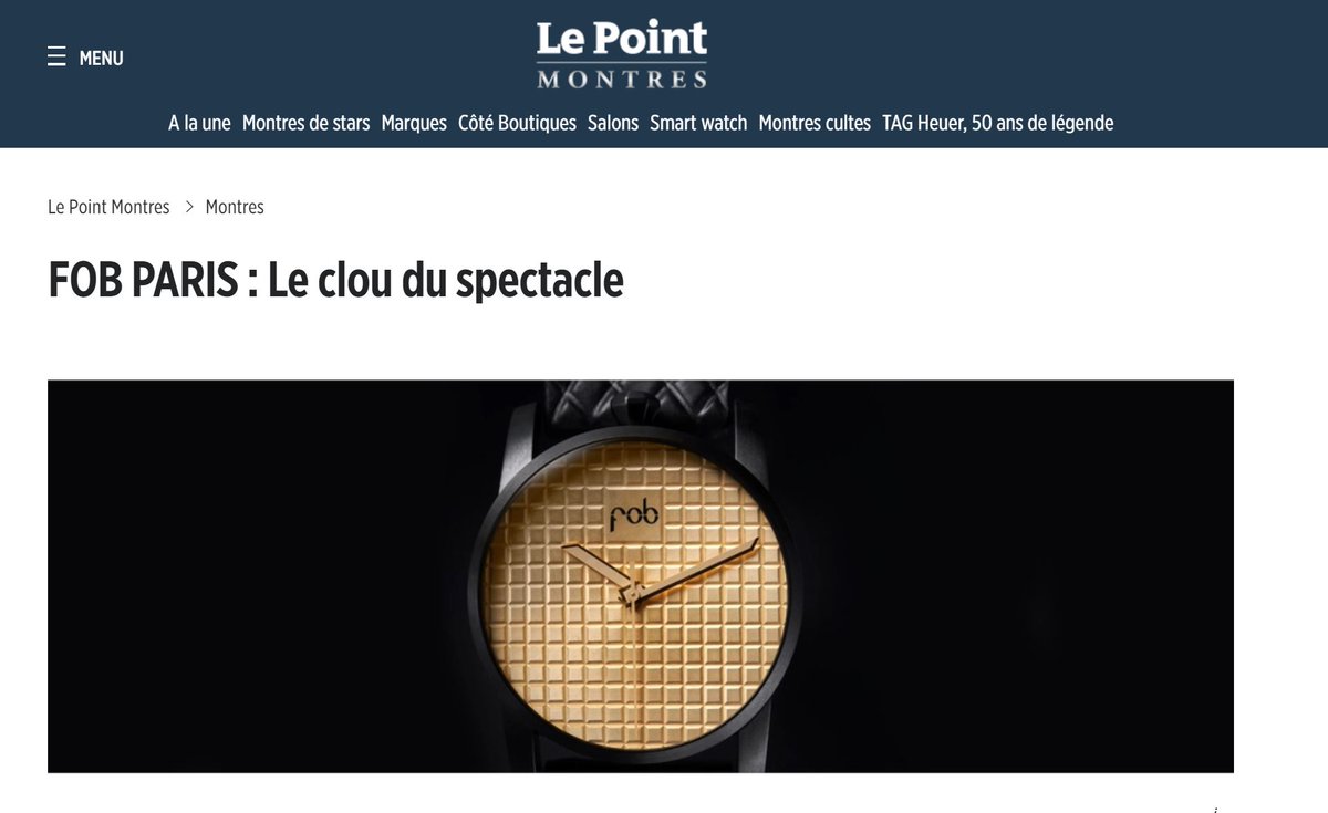 FOB PARIS tweet media