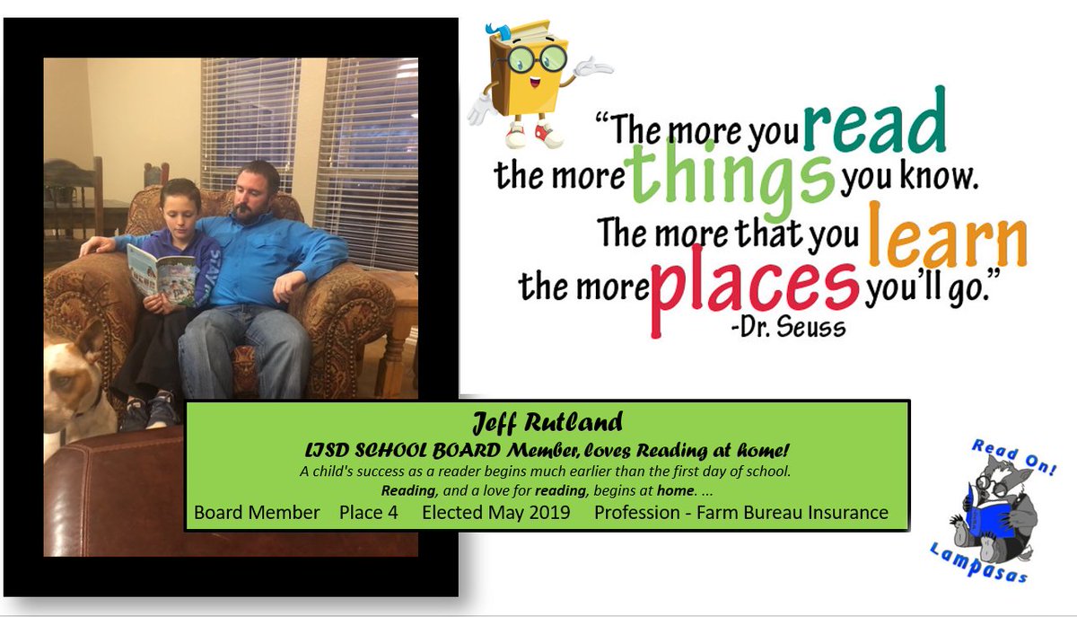 LampasasISD's tweet photo. Encourage reading at home and everywhere in between! Thank you Jeff Rutland for sharing READING AT HOME 😊📚♥ https://t.co/LGBqT7P3mM
