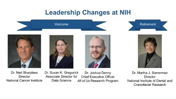 Image: Leadership changes at NIH.