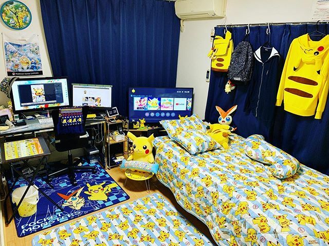 だい ほっしー パシオス の寝具とインテリアで ピカチュウがいっぱいの部屋になりました ポケモン部屋 ピカチュウ ポケモン Pikachu Pokemon T Co Ffai4o1epo T Co Z0ocwtagd1 Twitter