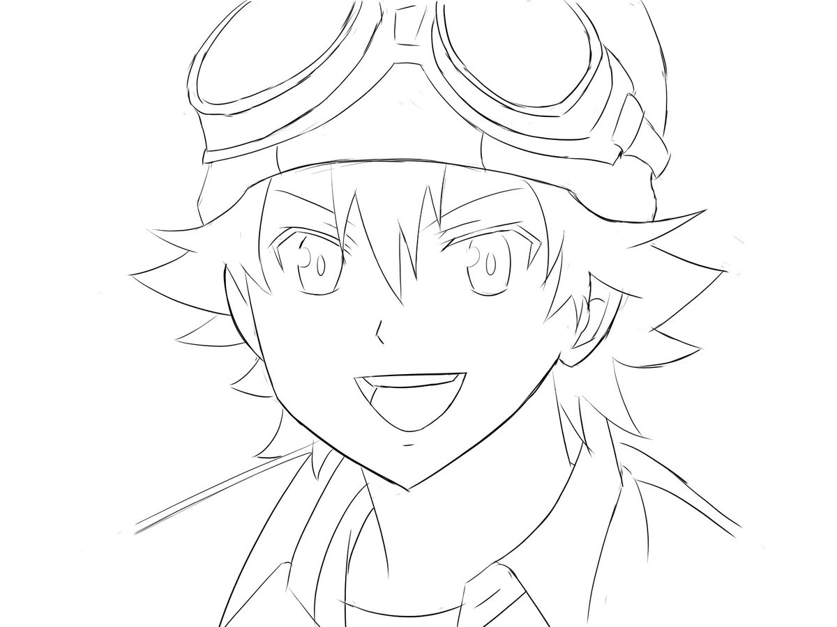 今日の模写 
