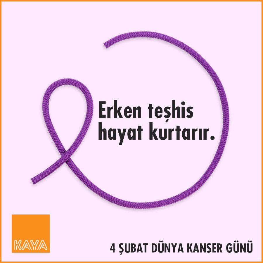 KayaRopes's tweet photo. Hatırlayın, kanser değil; siz güçlüsünüz💪
-
#biradımat #4şubat #dünyakansergünü #kanserlemücadele #kansersizyaşam #4şubatdünyakansergünü #kanser #cancer #4february #worldcancerday https://t.co/JSYARPWhjR