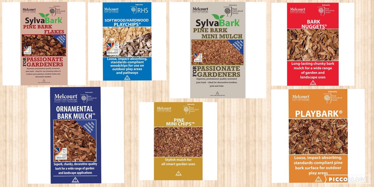 DecGardens's tweet photo. RHS Week. Celebrating a range of RHS endorsed products. Today we are showcasing our range of Melcourt RHS bark products.

#barkmulch #playbark #barknuggets

Check out the range at: https://t.co/A9D4GUq7iF https://t.co/zXU1Xpsv6G