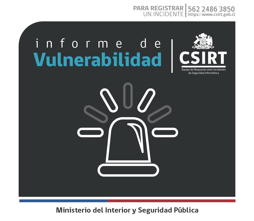 ANCIChile's tweet photo. 9VSA20-00132-01 #CSIRT comparte actualizaciones de #Django para su #FrameworkWeb. La información está disponible en https://t.co/JXdYh8E3Py
Más alertas y vulnerabilidades en https://t.co/0DQvWbyRn6
#csirtgob #SecurityUpdate #Patch #CVE https://t.co/SjJRFyuLM8