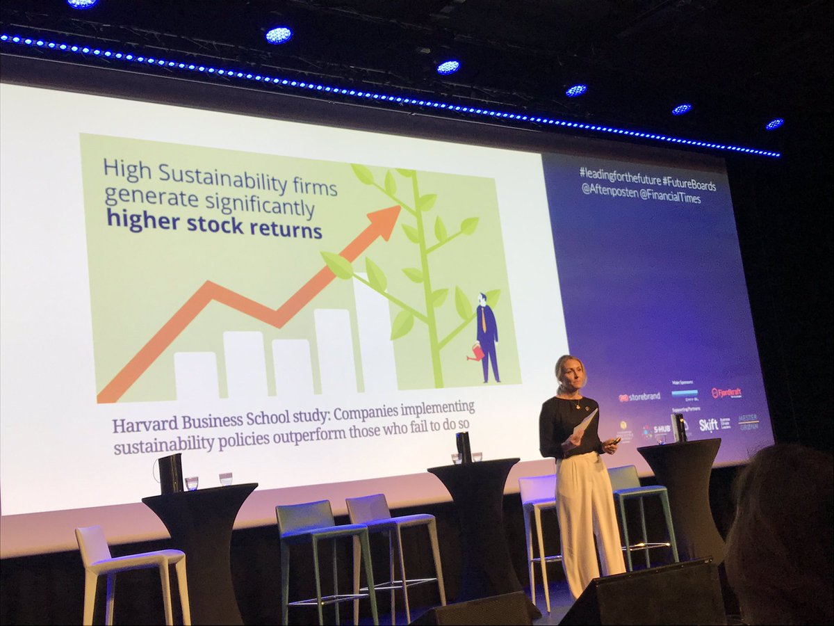 Green is the New Black ! So inspiring to listen to Camilla Hagen Sørli #leadingforthefuture