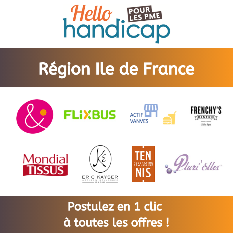 Handicap_fr's tweet photo. J-7 pour postuler à des milliers d'offres d'emploi ! #parisemploi #handicap #cdd #cdi #iledefrance #rqth #hellohandicappme @poleemploi_75 https://t.co/iNtKxXmbKn
