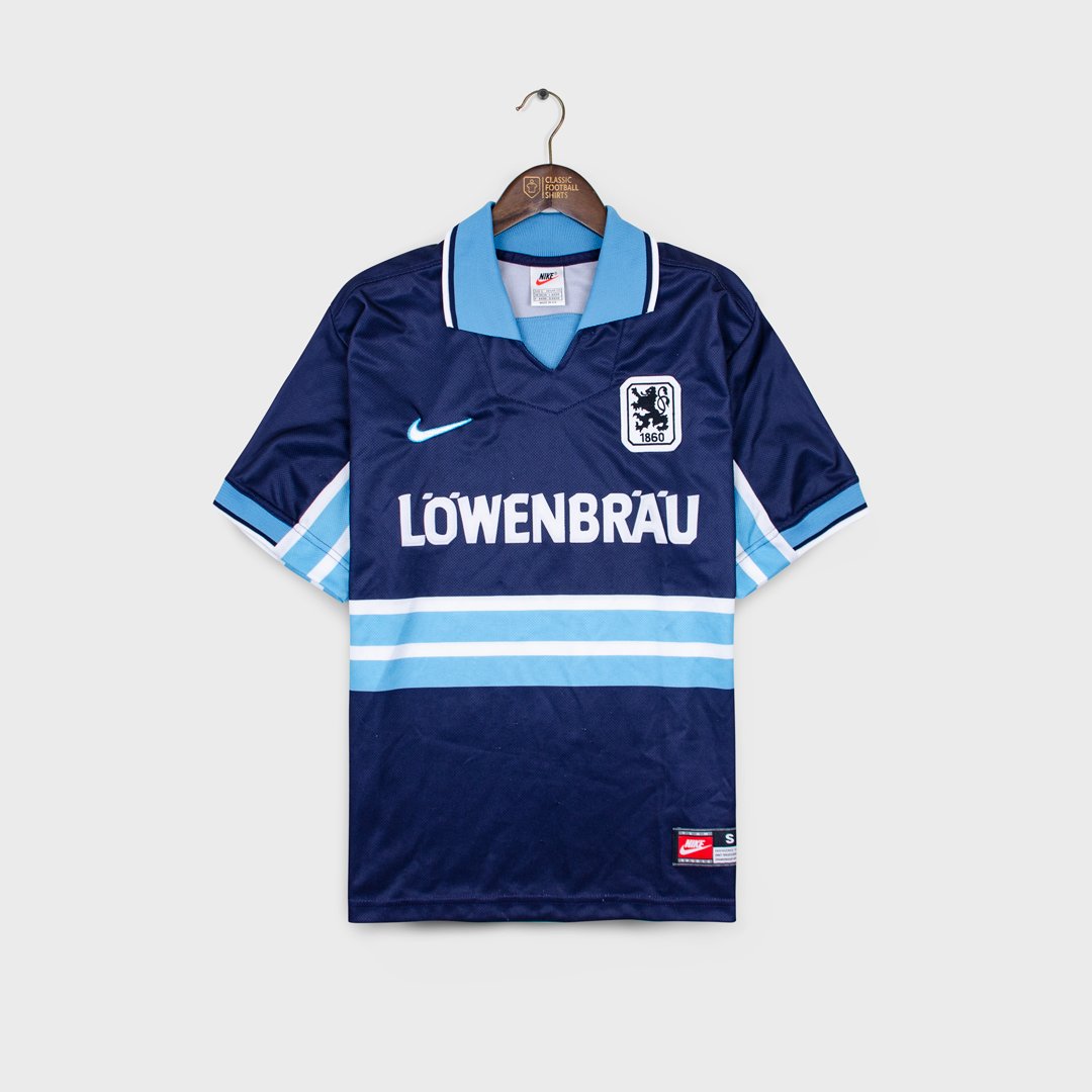 Classic Football Shirts on X: Home & Away 1860 Munich x Nike // 1995 That  Futura Nike logo 💥  / X