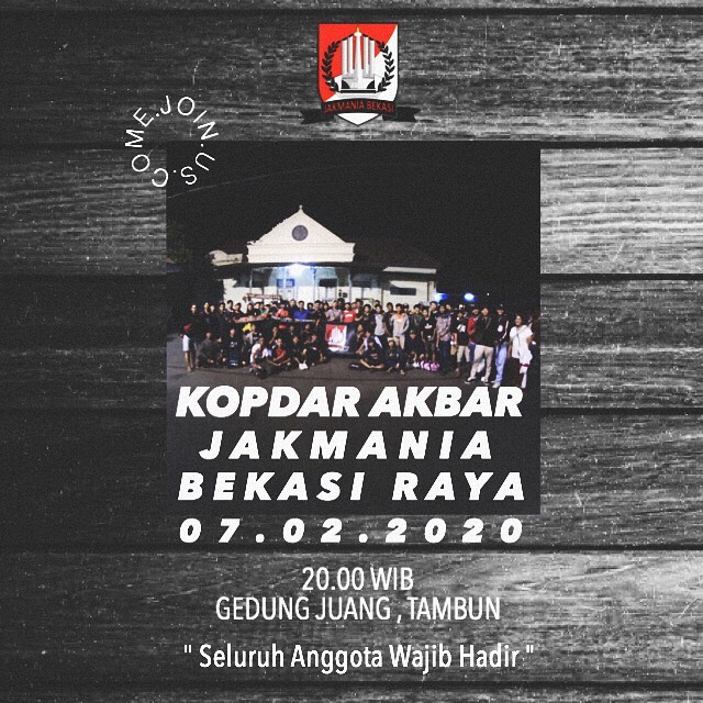 JCibuntu's tweet image. Yuk datang dan ramaikan acara kopdar akbar jakmania bekasi raya🔥🐯 lu gak dateng ga asik  
@jakmania_bks