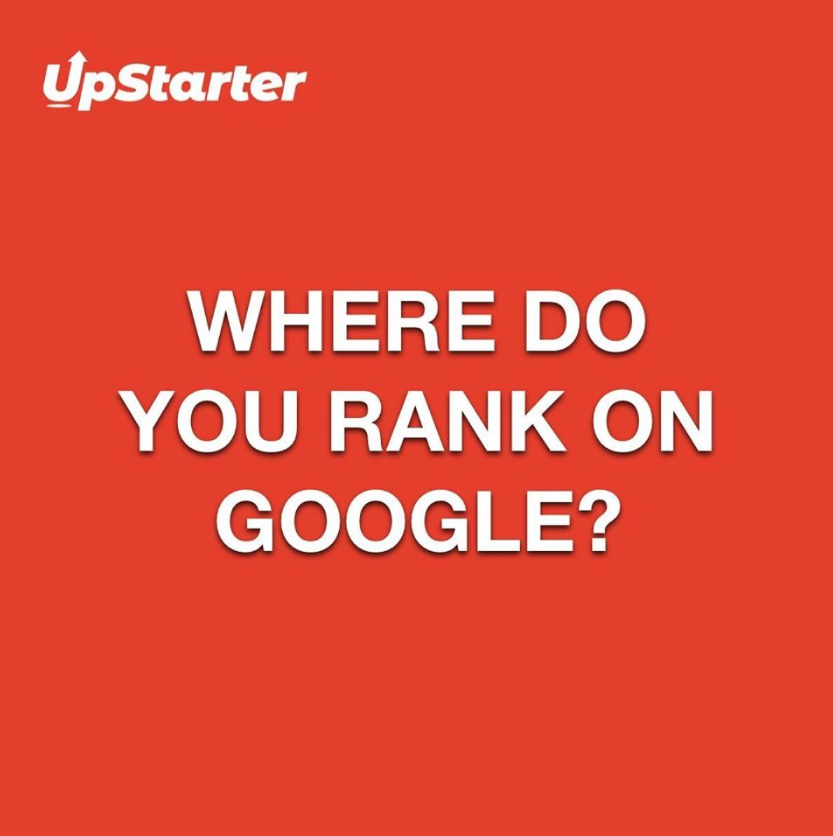 UpStarter1's tweet photo. Do you know where you rank on Google? .
.
#entrepreneurs #marketingonline #googleranking #digitalmarketing #businessmentor #entrepreneurlife #supportlocalbusiness #digitalmarketingagency #webhosting #digital #smallbusiness #shopsmallbusiness #businesscoach #smallbuisness #roi https://t.co/gDLyXeDo4z