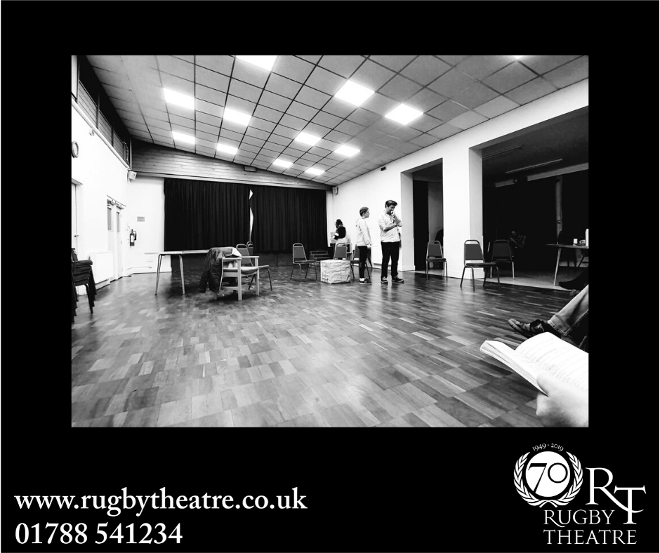 RugbyTheatre's tweet photo. Rehearsals have been underway for a while for "A View From The Bridge".

The show runs from the 22nd to 29th Feb

2 for 1 tickets are available for Monday, Tuesday and Wednesday shows.

Online at https://t.co/GjLGZbowzD 
Box office 01788 541234

#RugbyTheatre #RTAView #RTShows https://t.co/6VvfiwlNvV