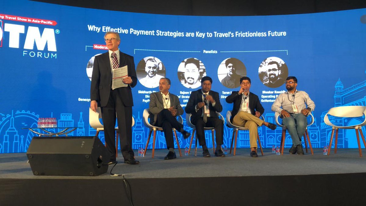 PayPalIN's tweet photo. Director - Large Merchants, @DhamijaSid highlights how PayPal's strong expertise in the travel sector works towards enabling a frictionless experience for consumers at @OTMIndia.
#OTM2020 #OTMMumbai #OTMForum #PayPalAtOTMIndia https://t.co/31bdH1j8SB