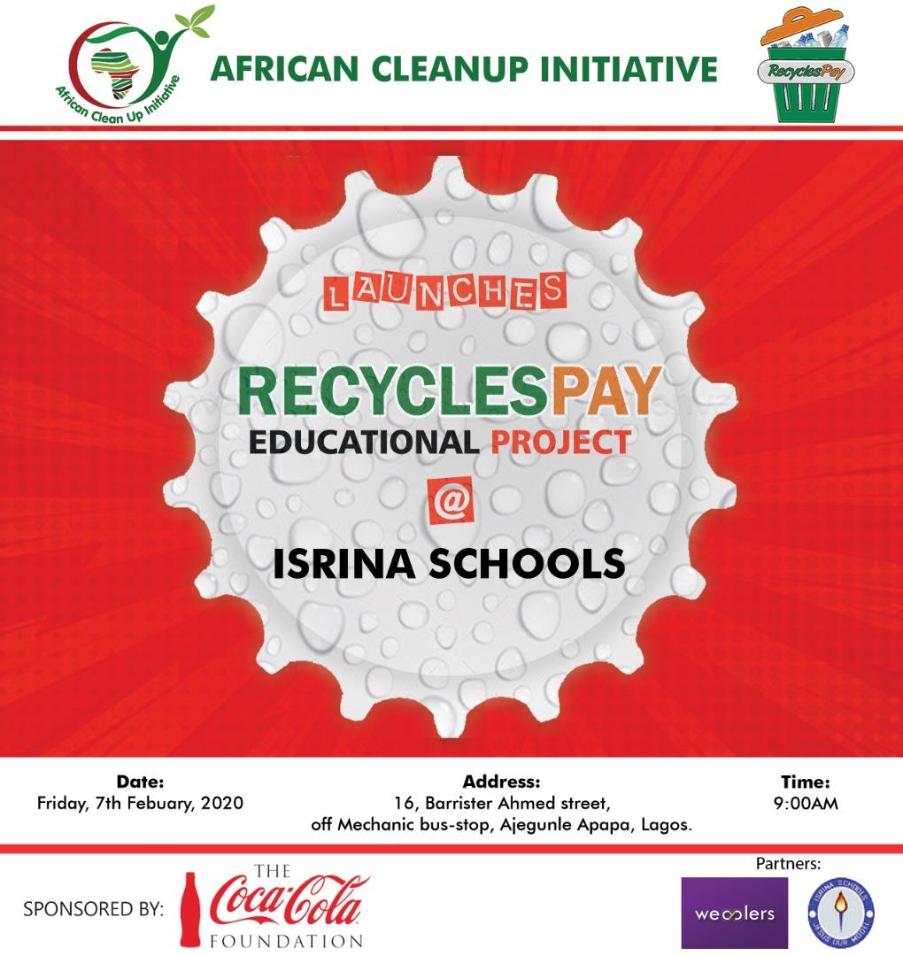 recyclespay's tweet photo. Our excitement cannot be contained πβ this Friday we @acinigeria will be officially launching the #RecyclespayEducationalProject in "ISRINA Schools" Ajegunle.
Join us in making a difference in the life of every child around us.
@realwecyclers
@CocaColaCo @Lawma_gov @followlasg https://t.co/qVtbxZHnzI