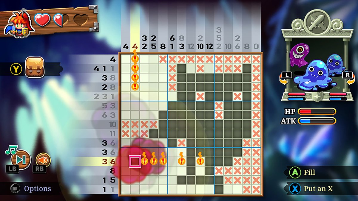 ゲームキャスト A Twitter 今日のおすすめ新作2 Pictoquest パズル を解くとイラストが完成する イラストロジック に アイテムなどの要素を入れたrpg風パズルゲーム 正解したときに攻撃が炸裂したり モタモタしてダメージを受ける演出があるだけで妙にハマる