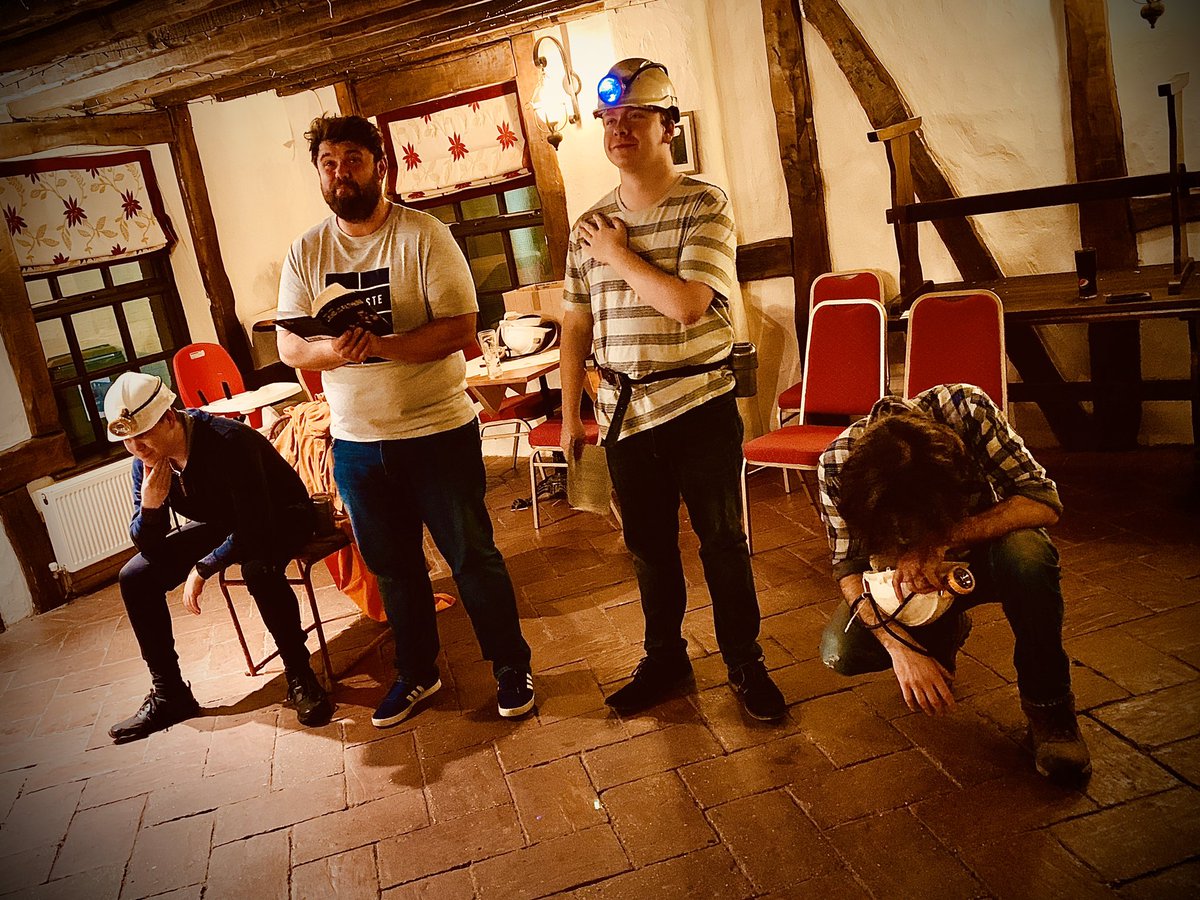 Rehearsals going well #landofourfathers #supportlocal #drama #fishguard #goodwick #northpembs @TheatrGwaun 
Tickets from the link below:
ticketsource.co.uk/fishguard-musi…