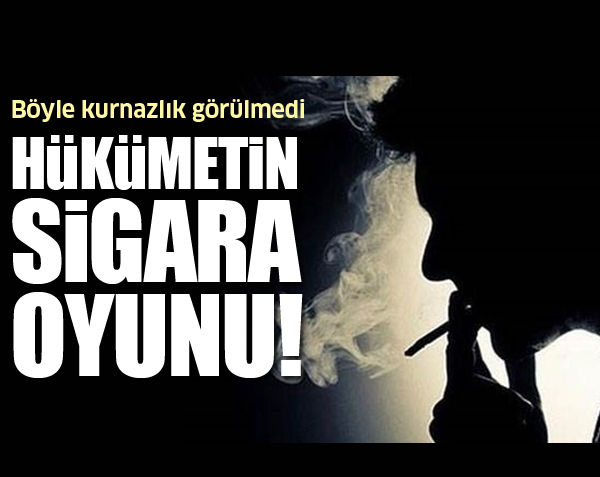 Hükümetin sigara oyunu! Böyle kurnazlık görülmedi

milligazete.com.tr/haber/3631811/…