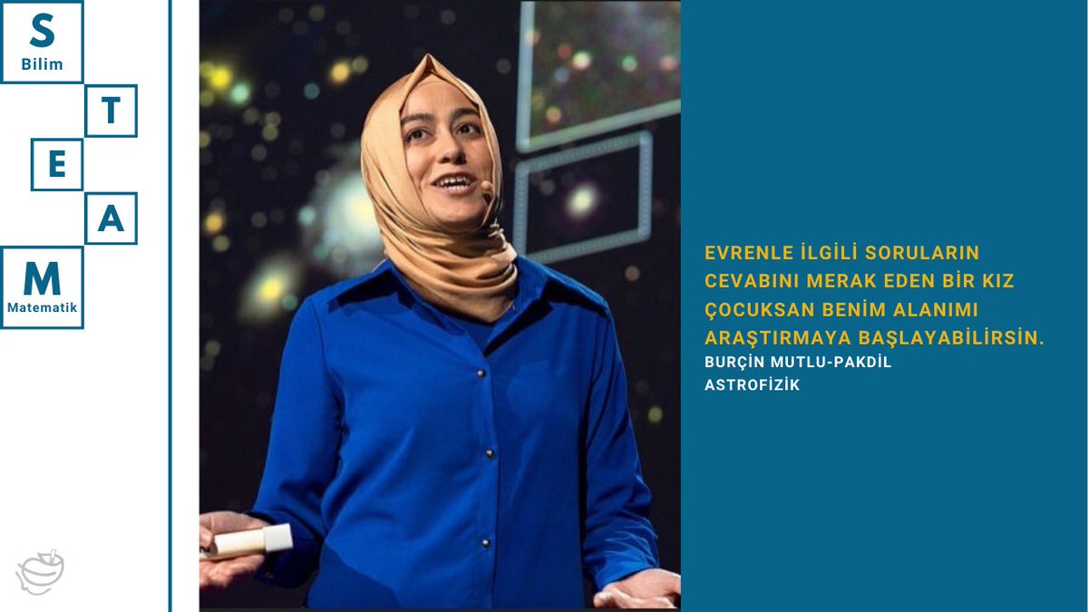 Astrofizik alanında Arizona'da çalışmalarına devam eden ve keşfettiği bir galaksiye ismi verilen Burçin Mutlu-Pakdil ile tanışın🙋🏻‍♀️
Geleceğin rol model kadınları için şimdi kız çocuklara ilham veriyor💫